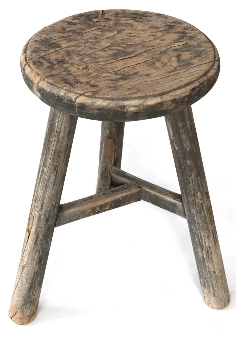 Round Chinese wooden stool