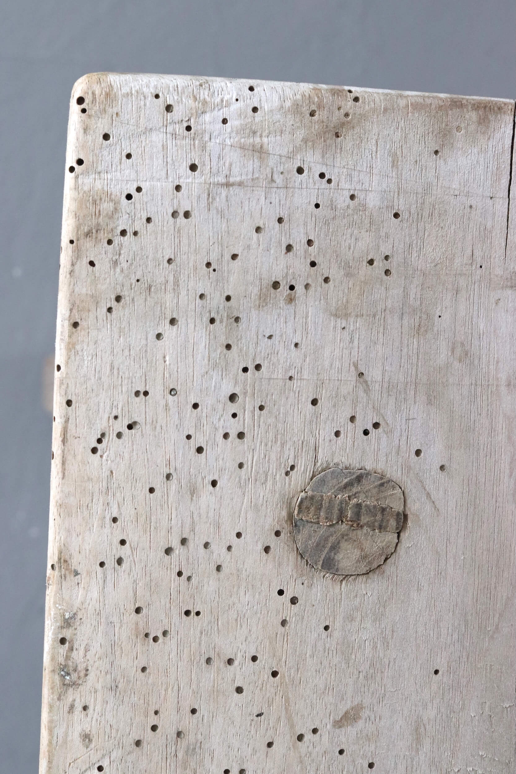 Old stool natural wood