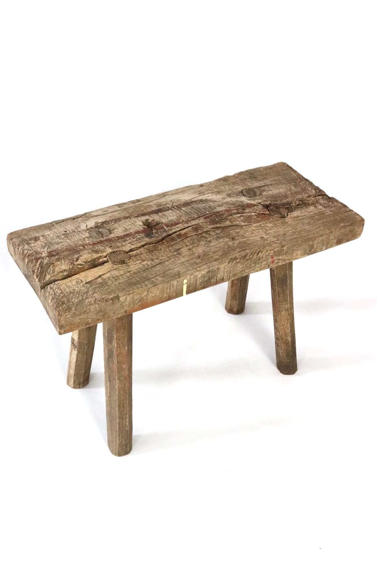 Antique rustic wooden stool Antique rustic wooden stool