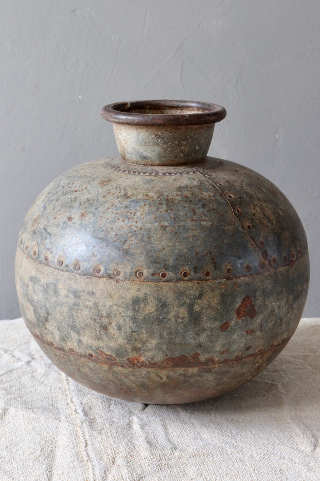 Antike Metallvase Indien