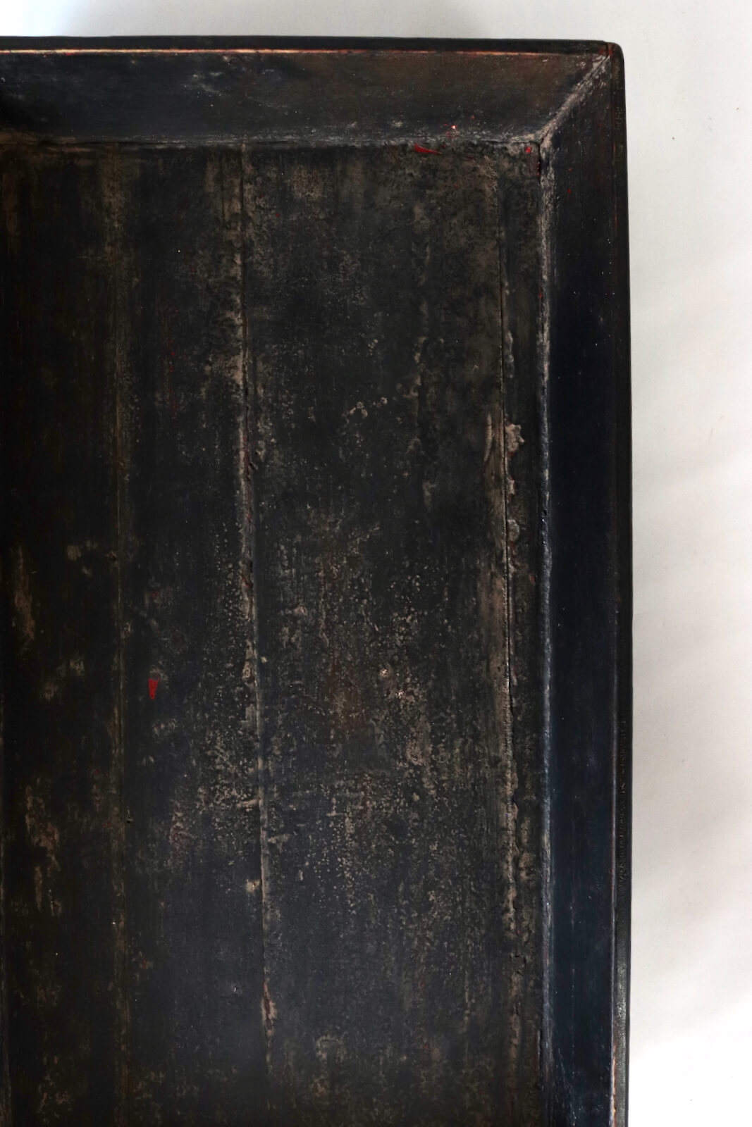 Antique Chinese tray black, 57x32