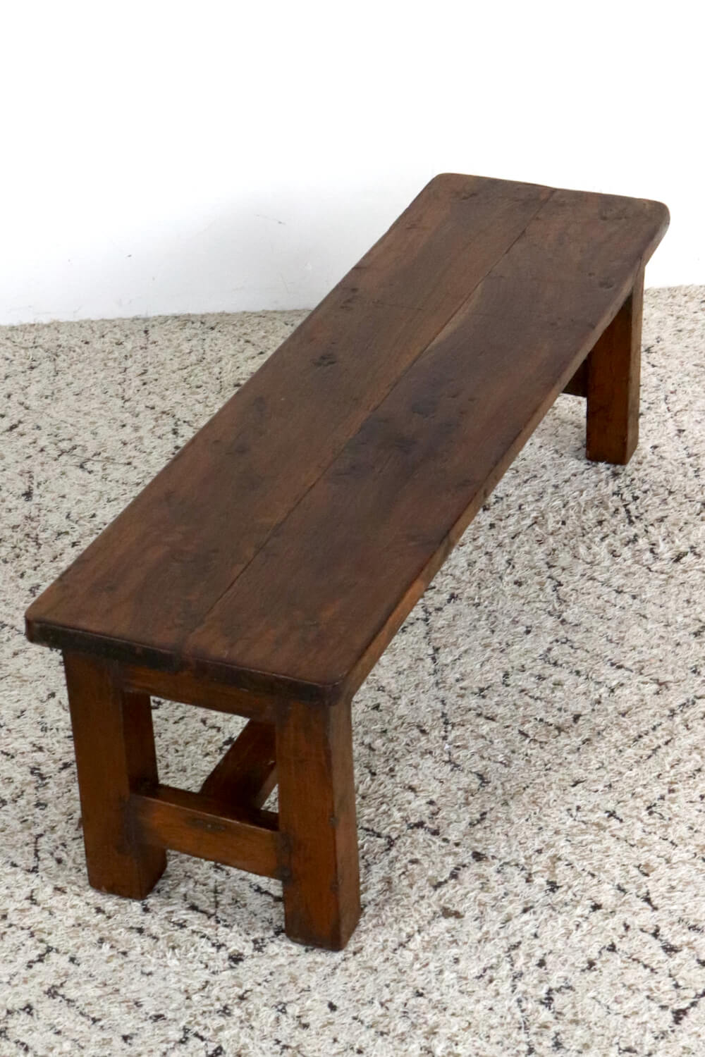 Schulbank Indien 89 cm bank teak alt