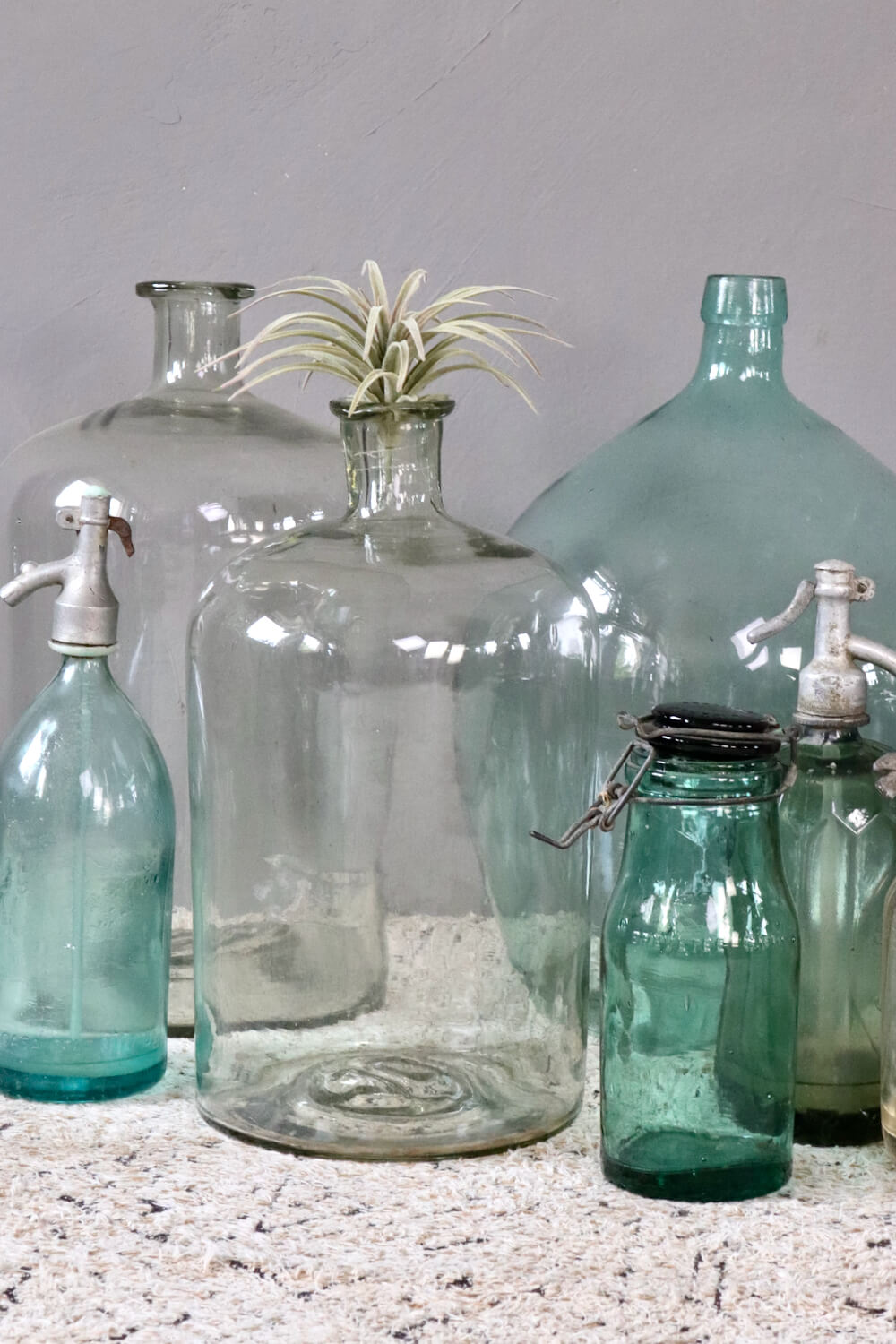 Vintage glass bottle
