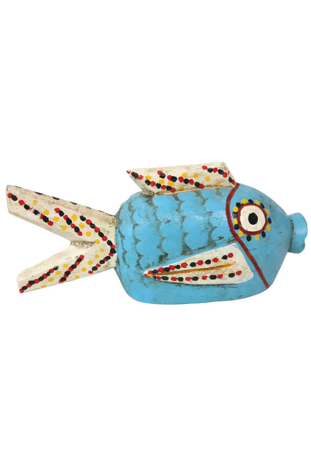 Bozo Fischskulptur türkis