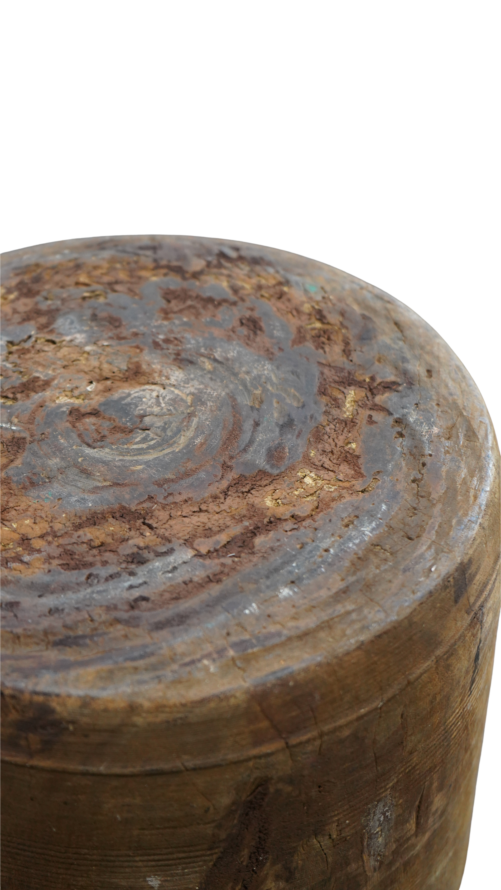 Holzpott mit einzigartiger Patina