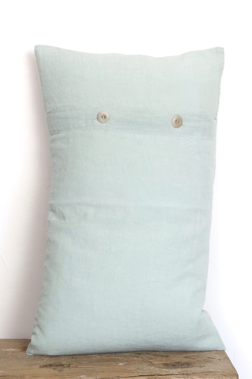 Linen cushion light green 50x30 