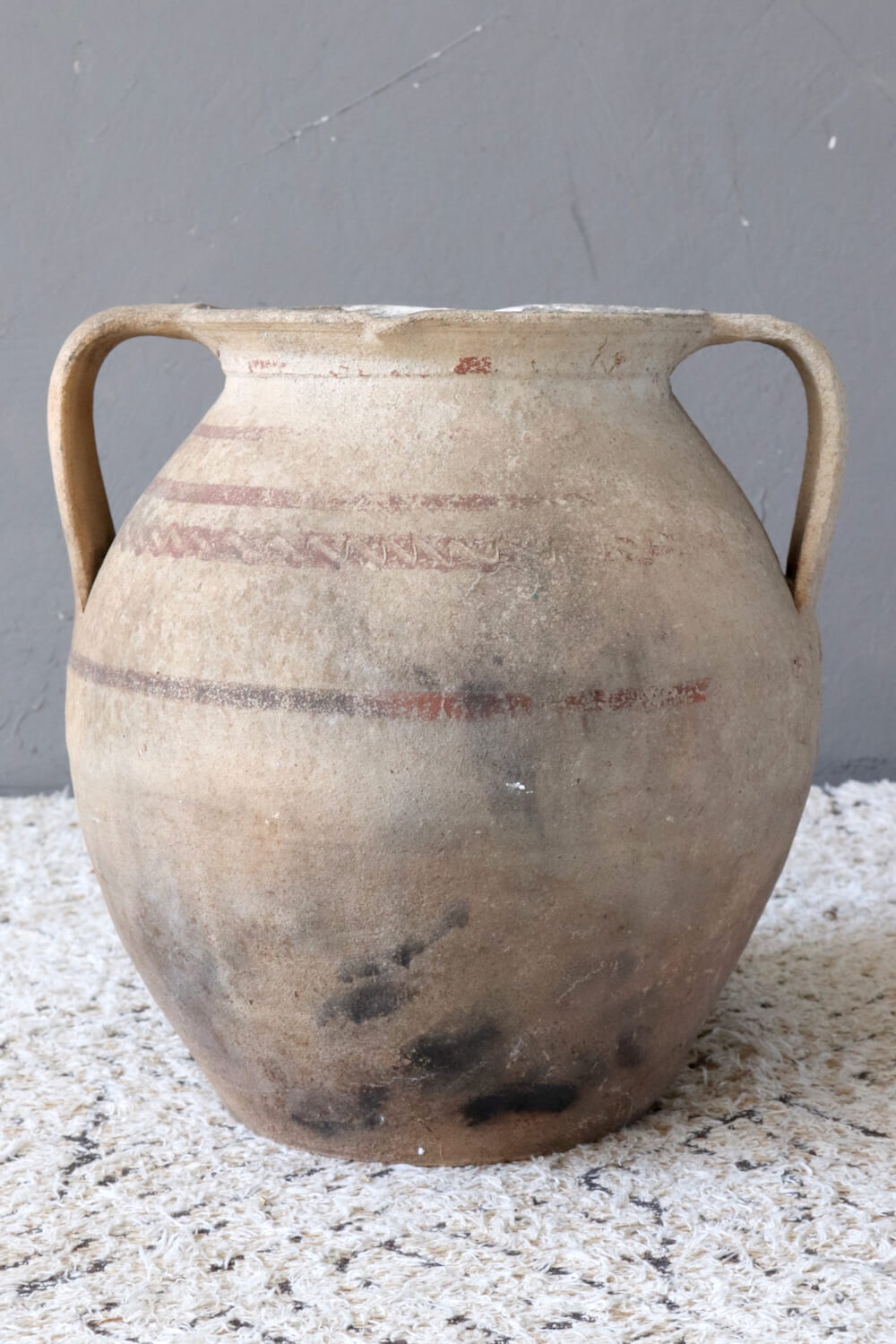 Ancient terracotta pot
