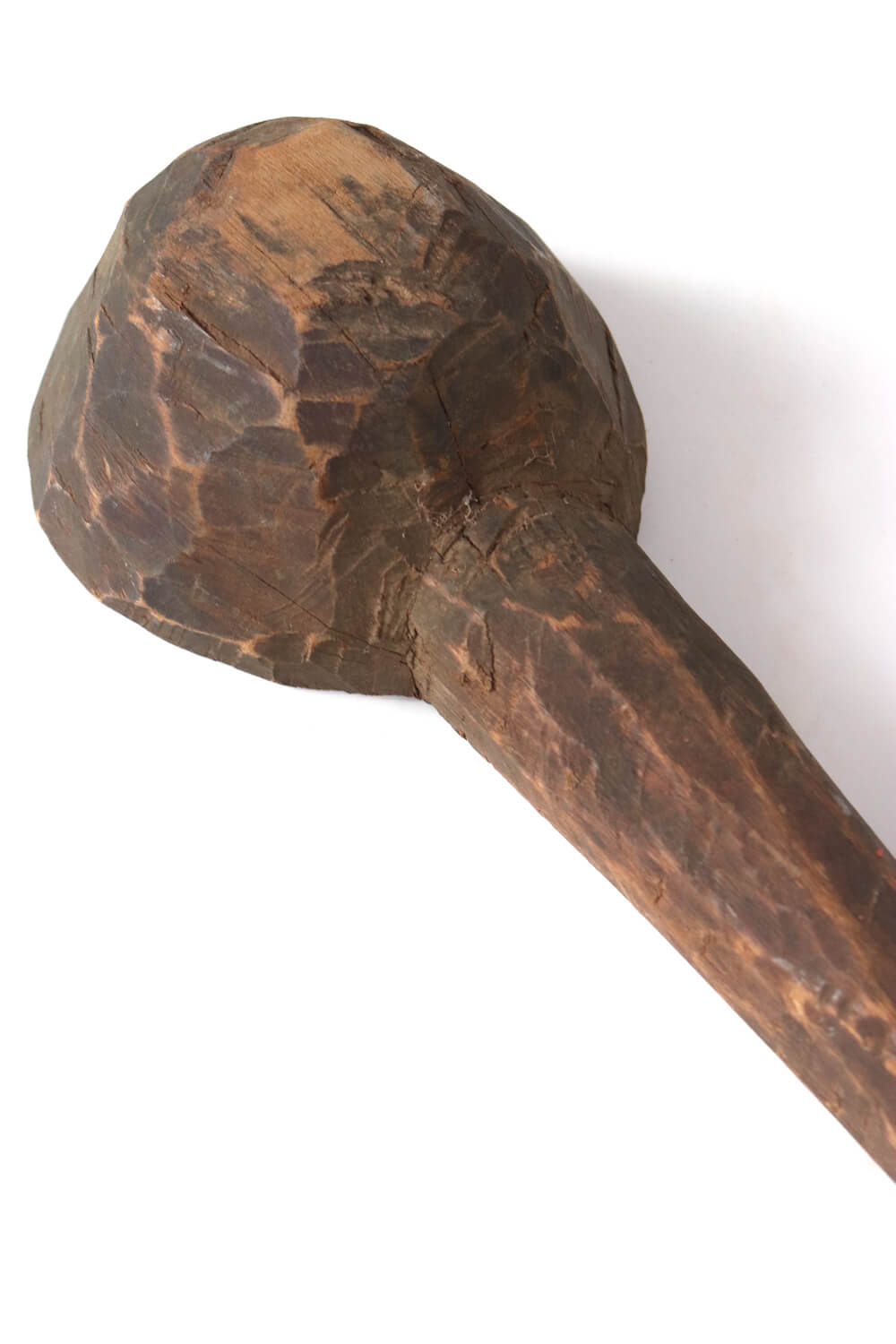 Antique wooden ladle, 42 cm