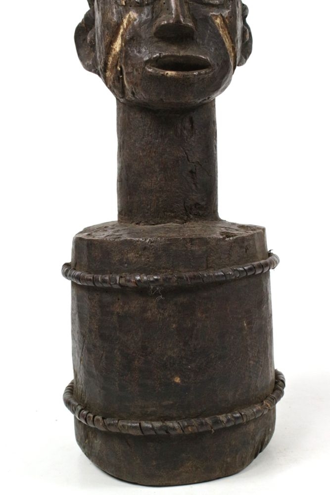holzkunst afrika Yoruba Büste Holz antik, 58 cm