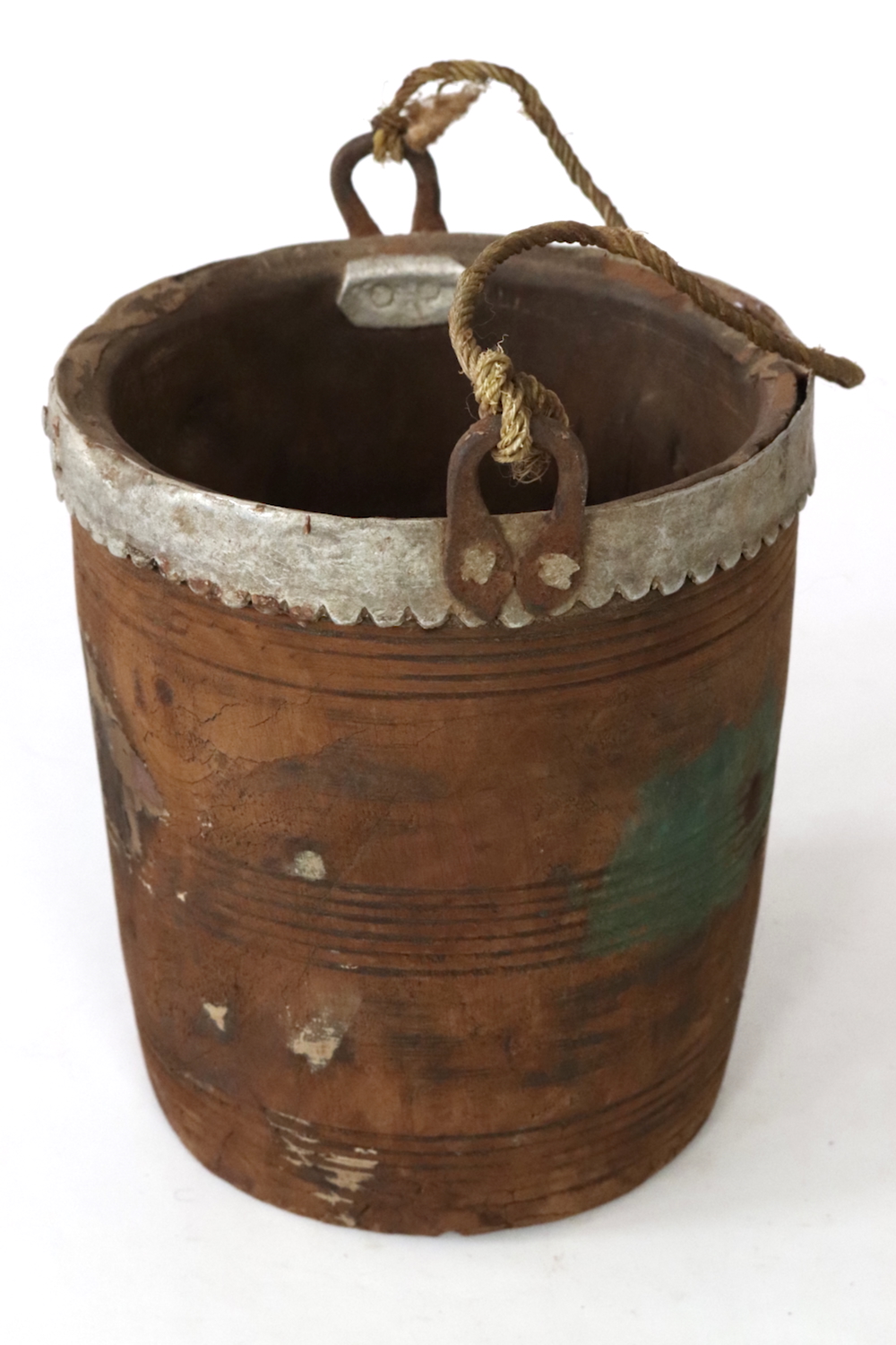 Antique wooden water bucket Antique wooden water bucket