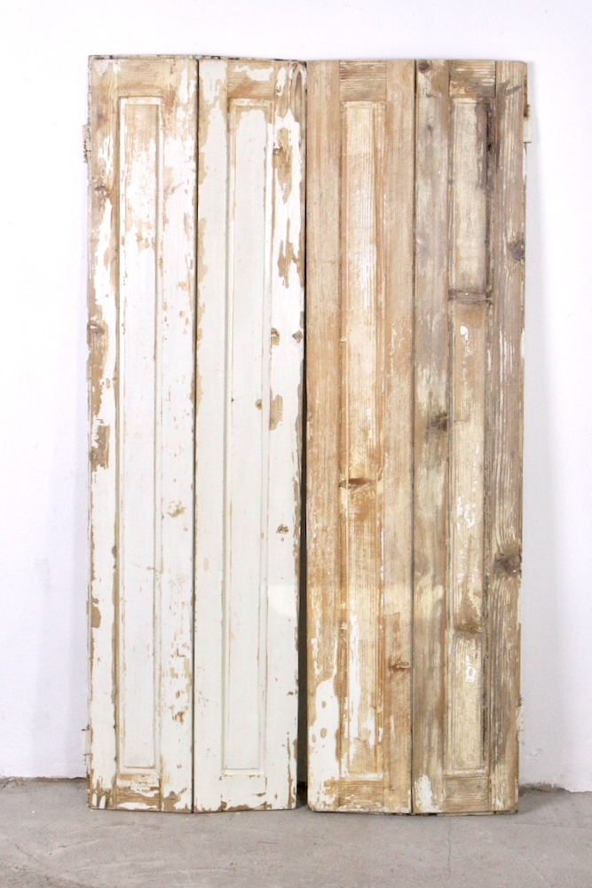 back Alter Fensterladen Holz Shabby 166x48
