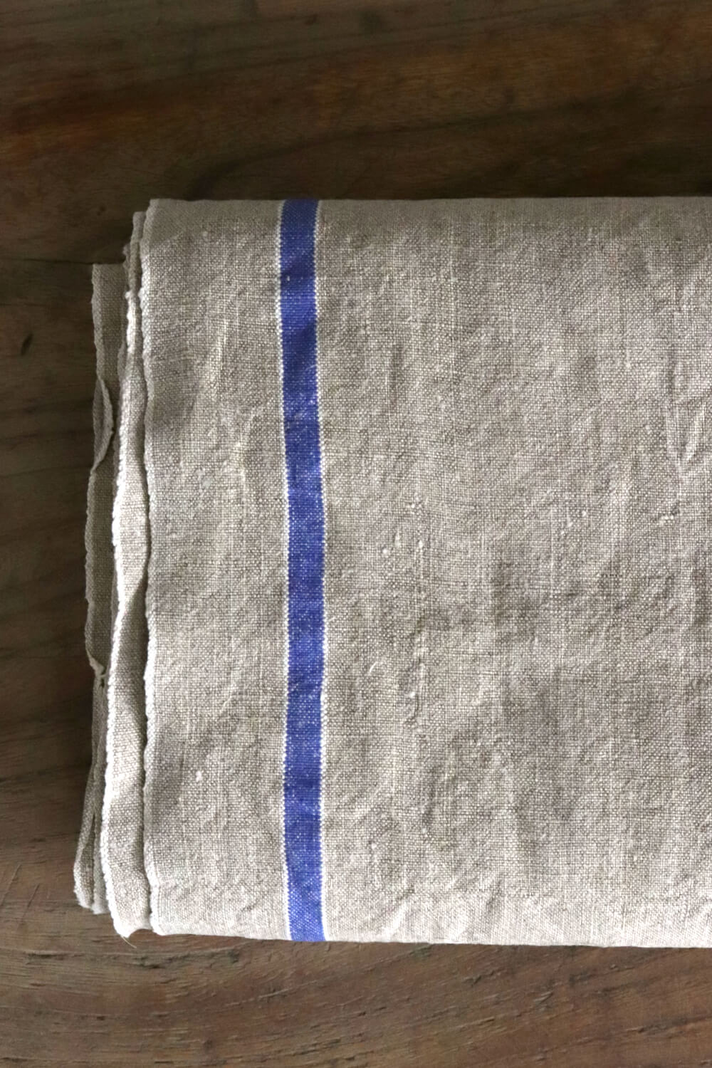 Rolltuch antik beige-blau, 290x80