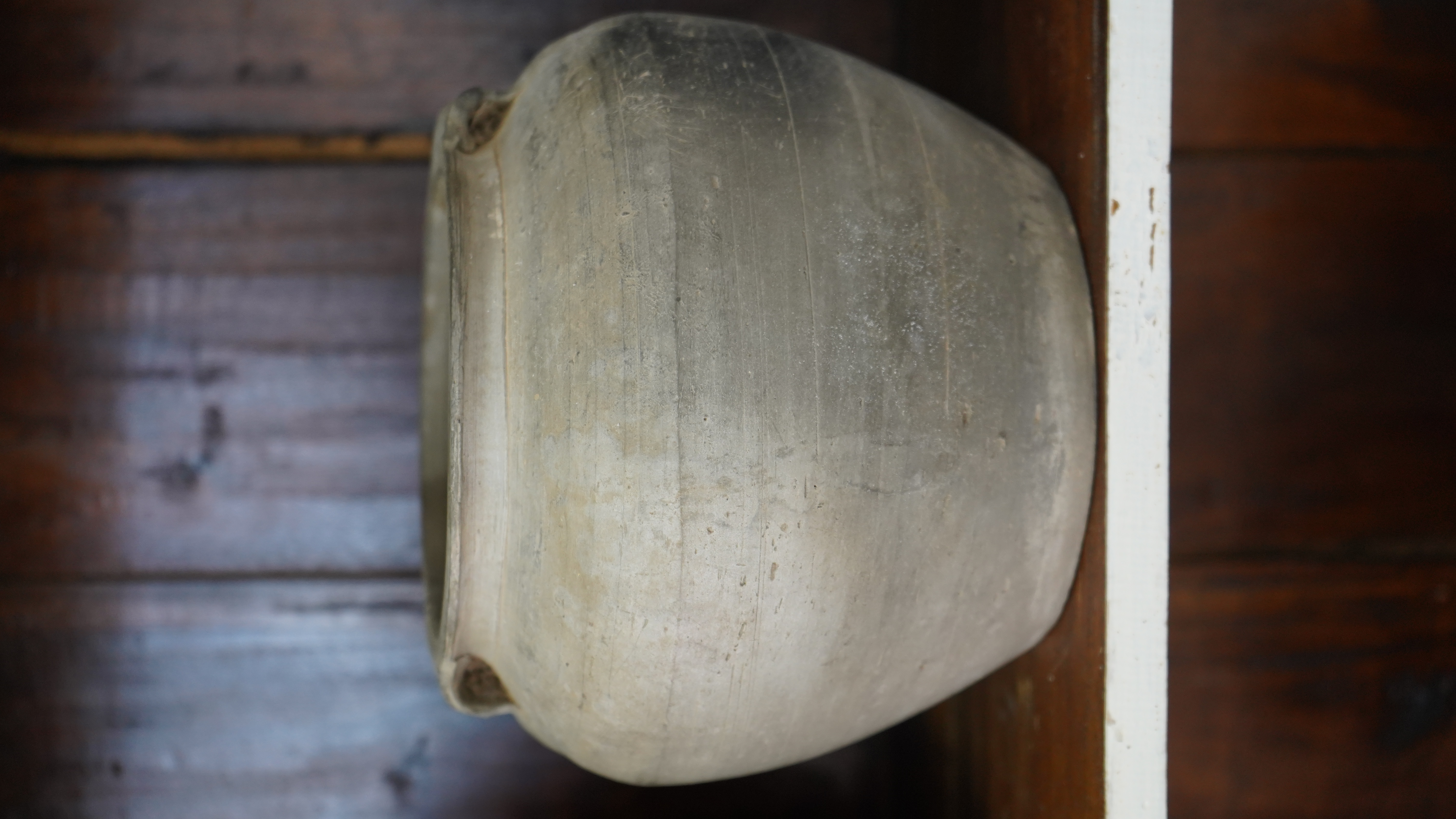 Tontopf China antik grau