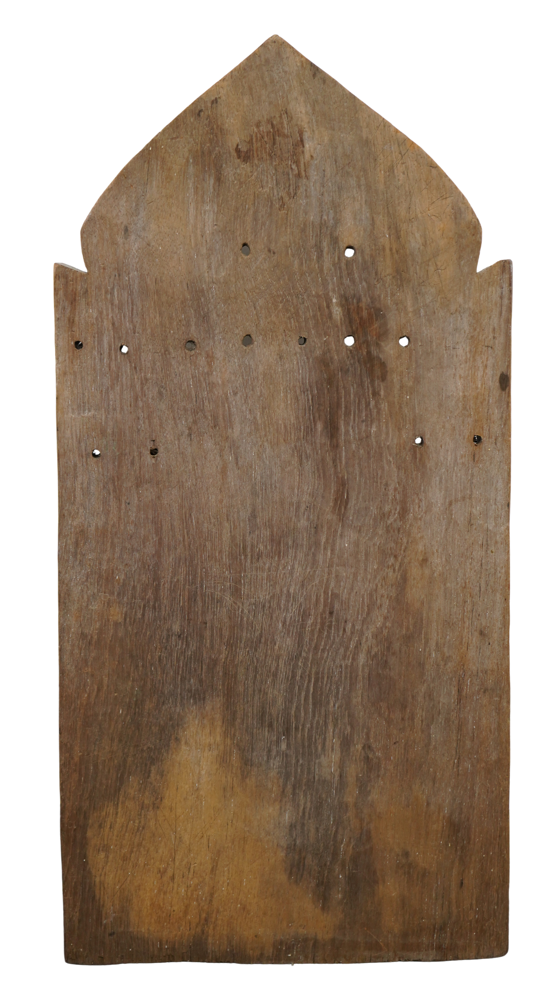 Antikes Holzpaneel mit kunstvollen Schnitzereien