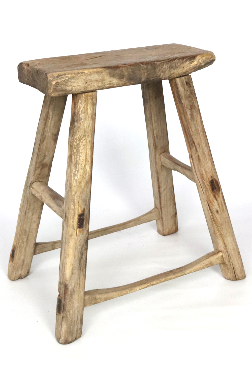 Rustic wooden stool China 