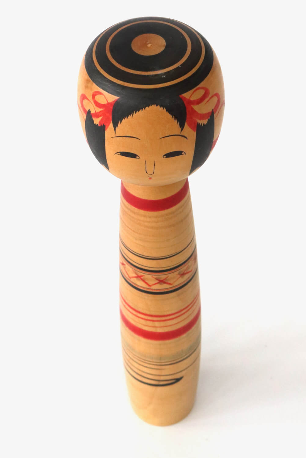 Vintage Holzpuppe Japan, 36 cm