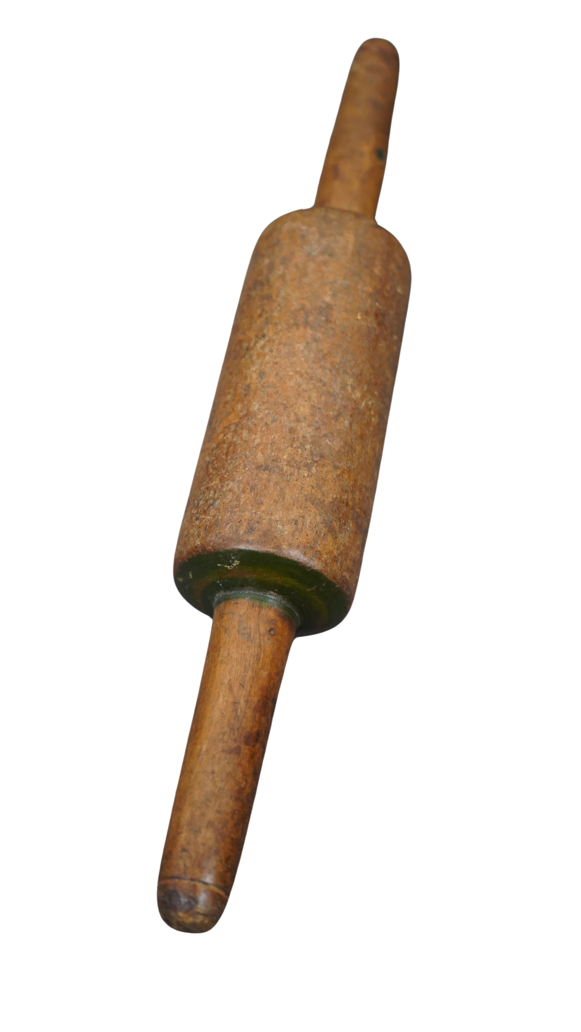 Vintage-Teigrolle mit dunkelgrünen Akzenten