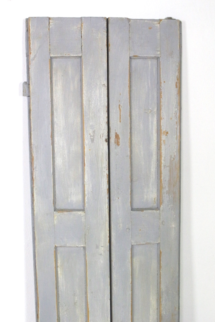back Fensterladen antik grau, 140x41