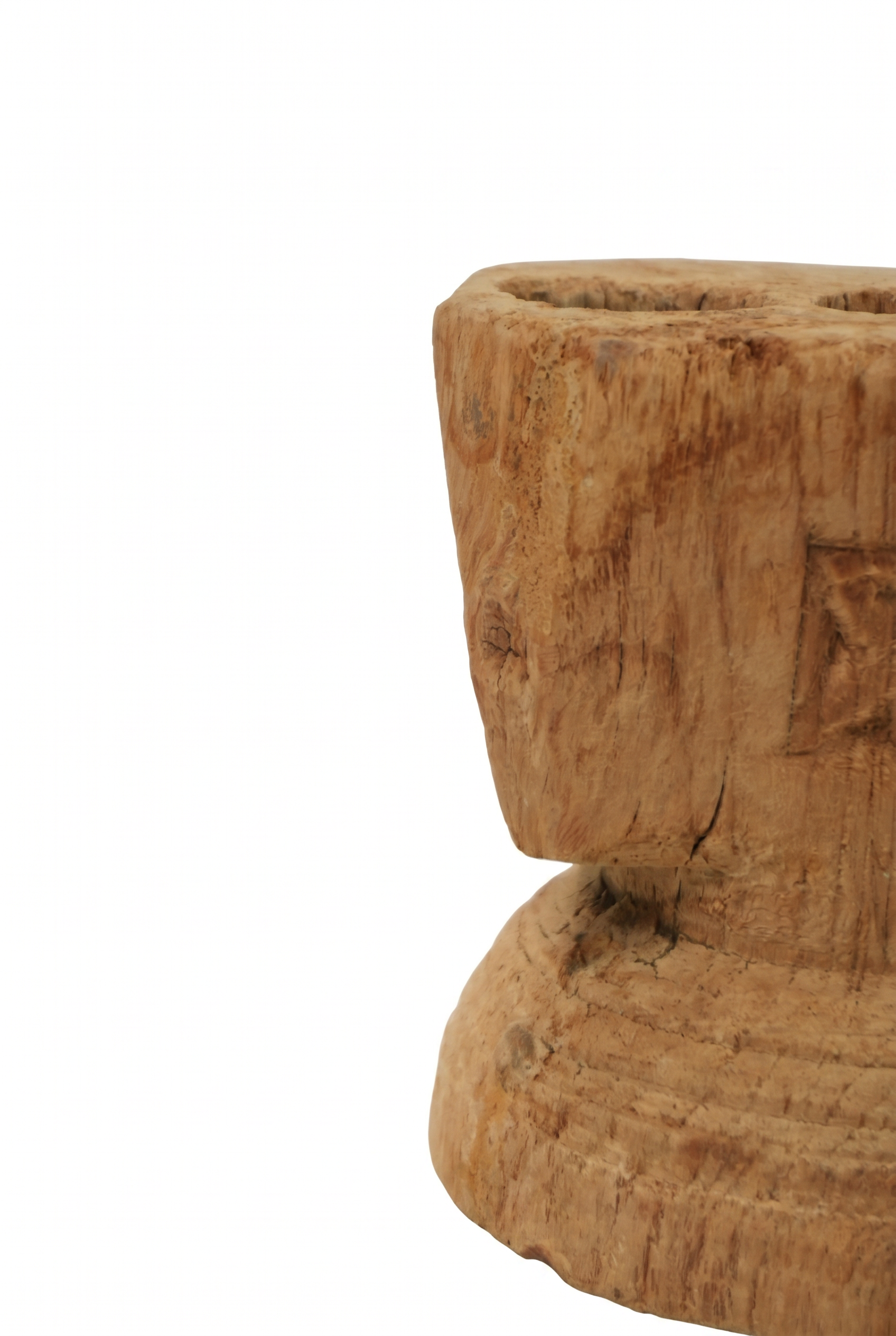 Kerzenständer aus Holz antik, rustikal