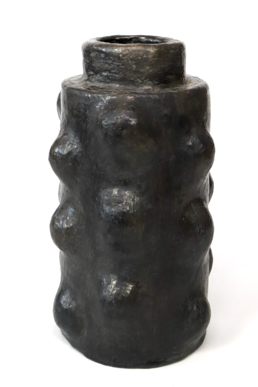 Sejnane Vase Keramik schwarz 30xø20