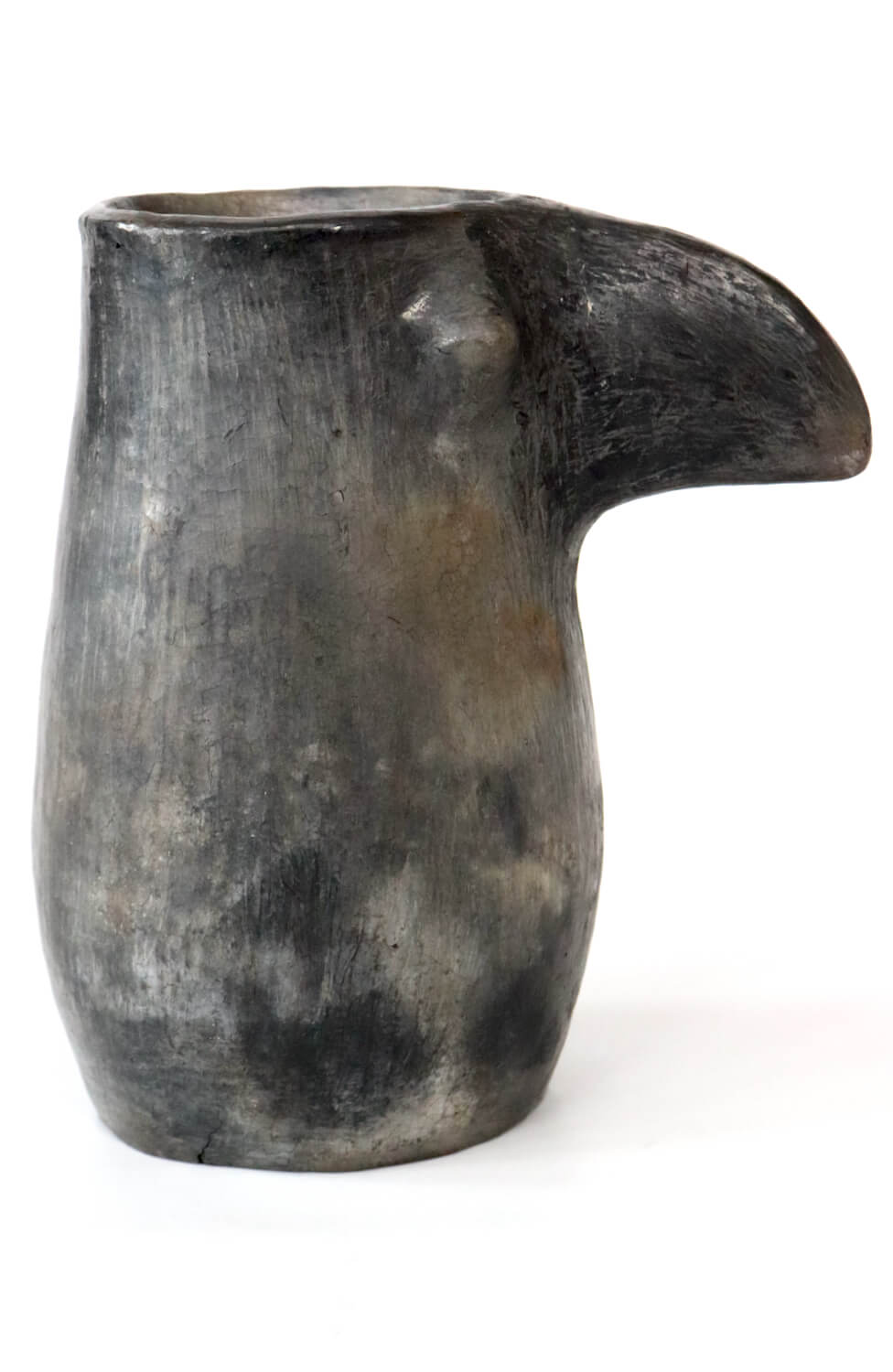 vase vogel schwarz keramik