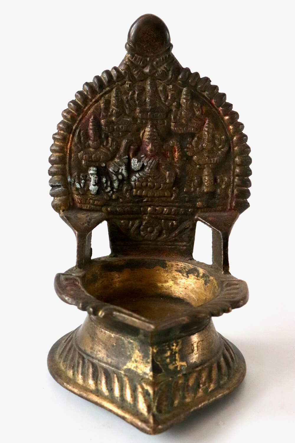 Öllampe Indien Messing Vintage