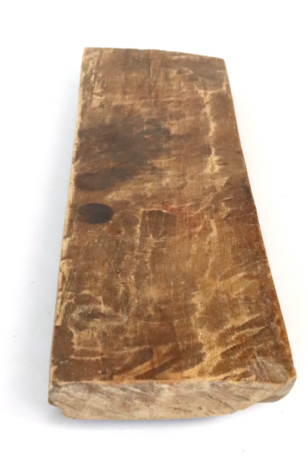 Antikes Holzbrett mit Füßen 46x13