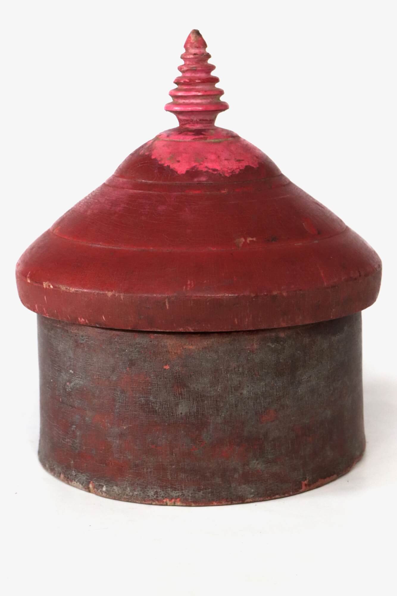 Vintage Tikka-Dose mit Deckel Indien 20xø17
