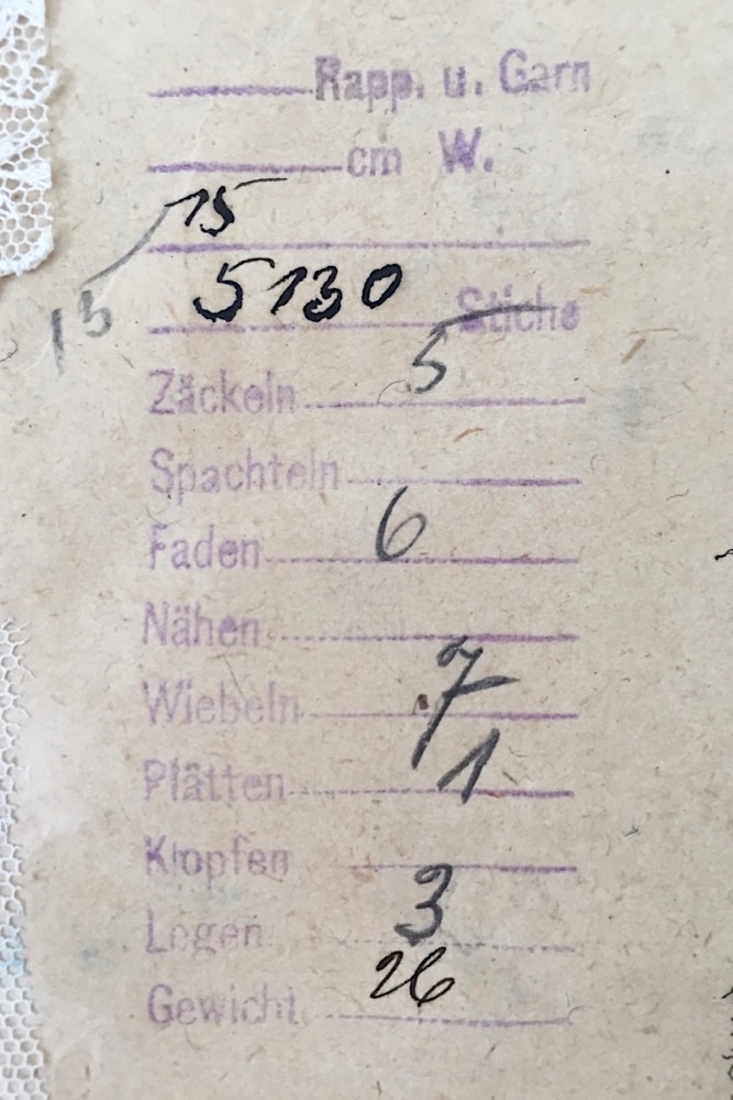 Antikes Buch mit Spitzenmustern Antikes Buch mit Spitzenmustern