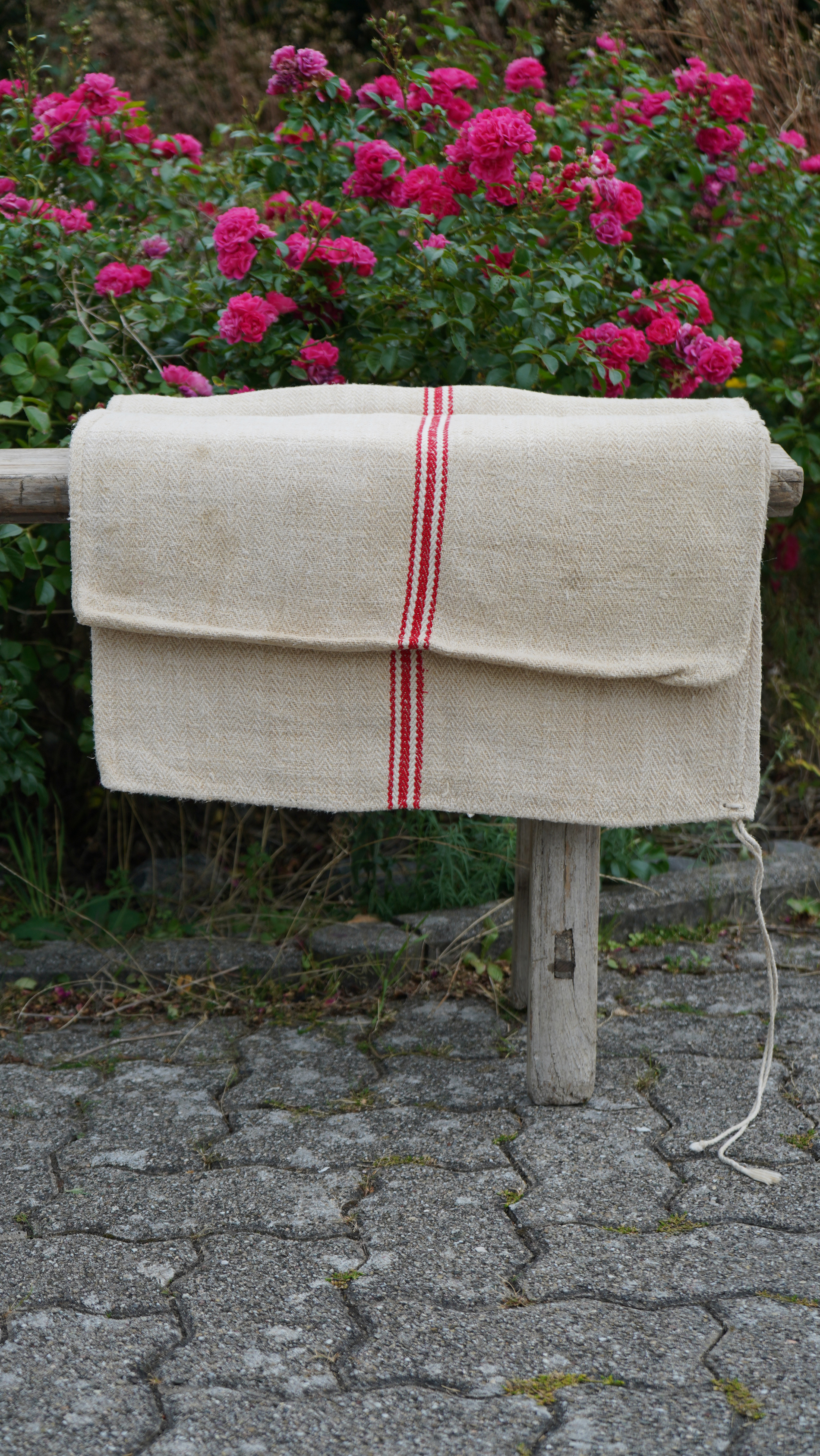 grober Kornsack handgewebt