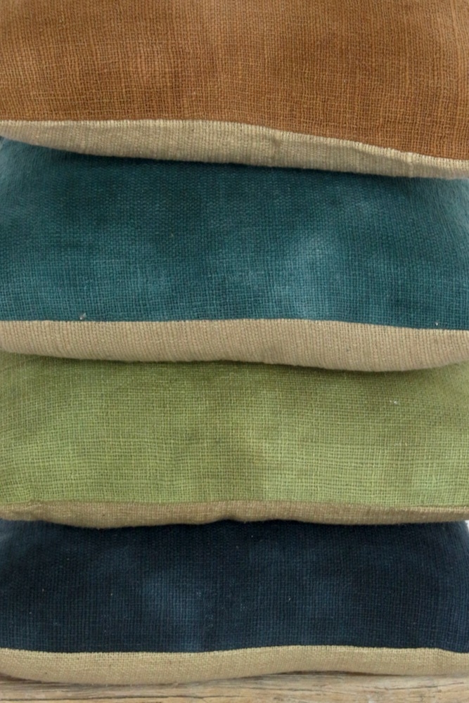 Batikkissen dunkelblau 35x35 Batikkissen dunkelblau 35x35