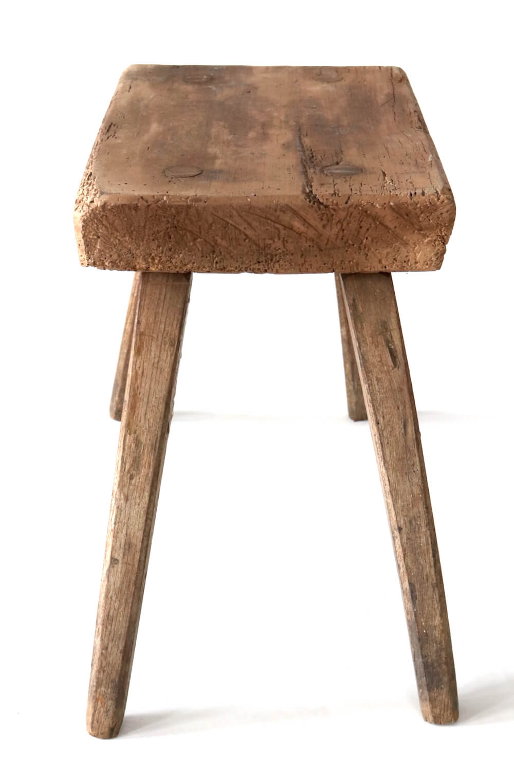 Antique rustic wooden stool Antique rustic wooden stool