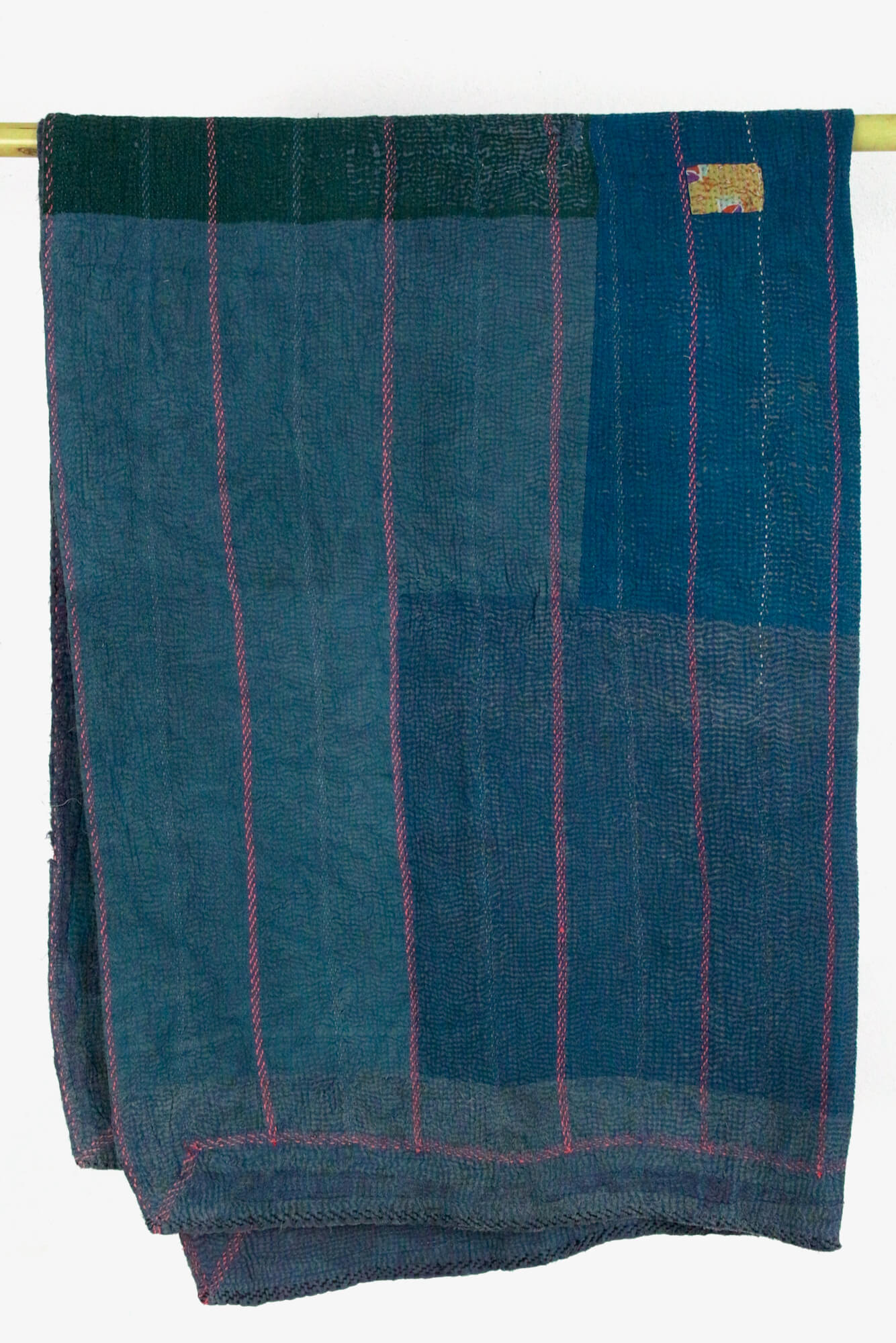 Baumwolldecke blau, Vintage