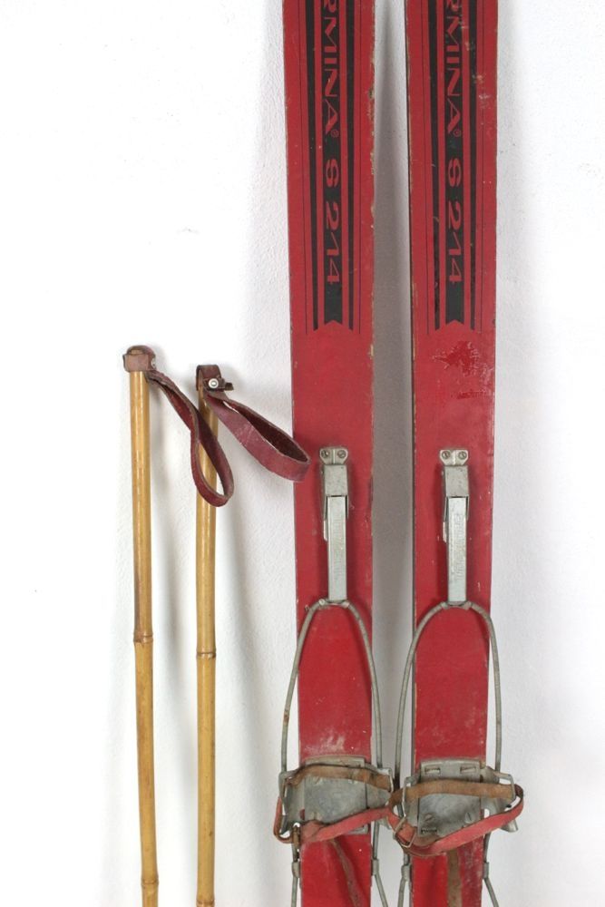 Ski aus Holz Vintage